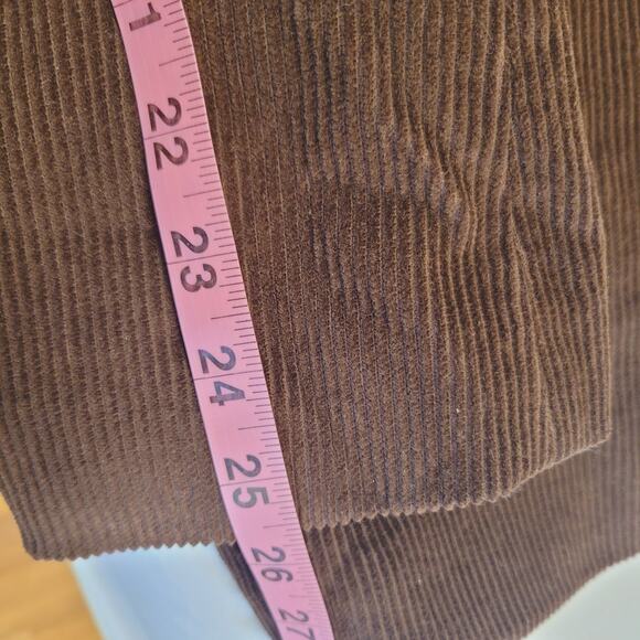 Cianni Cellini Corduroy Blazer Jacket 46R Brown Elbow Patch Lined Preppy Classic - Picture 15 of 16